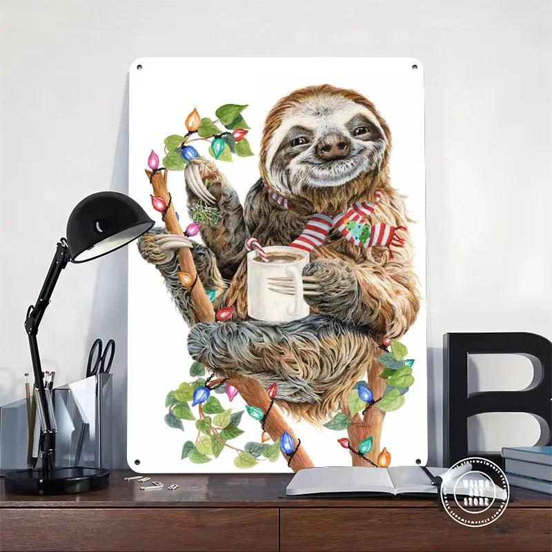 Top Of Christmas Morning Poster Retro 3D Printed Metal Signs Customized Wall Hanging Gift for Decoration Garage Accessories Art