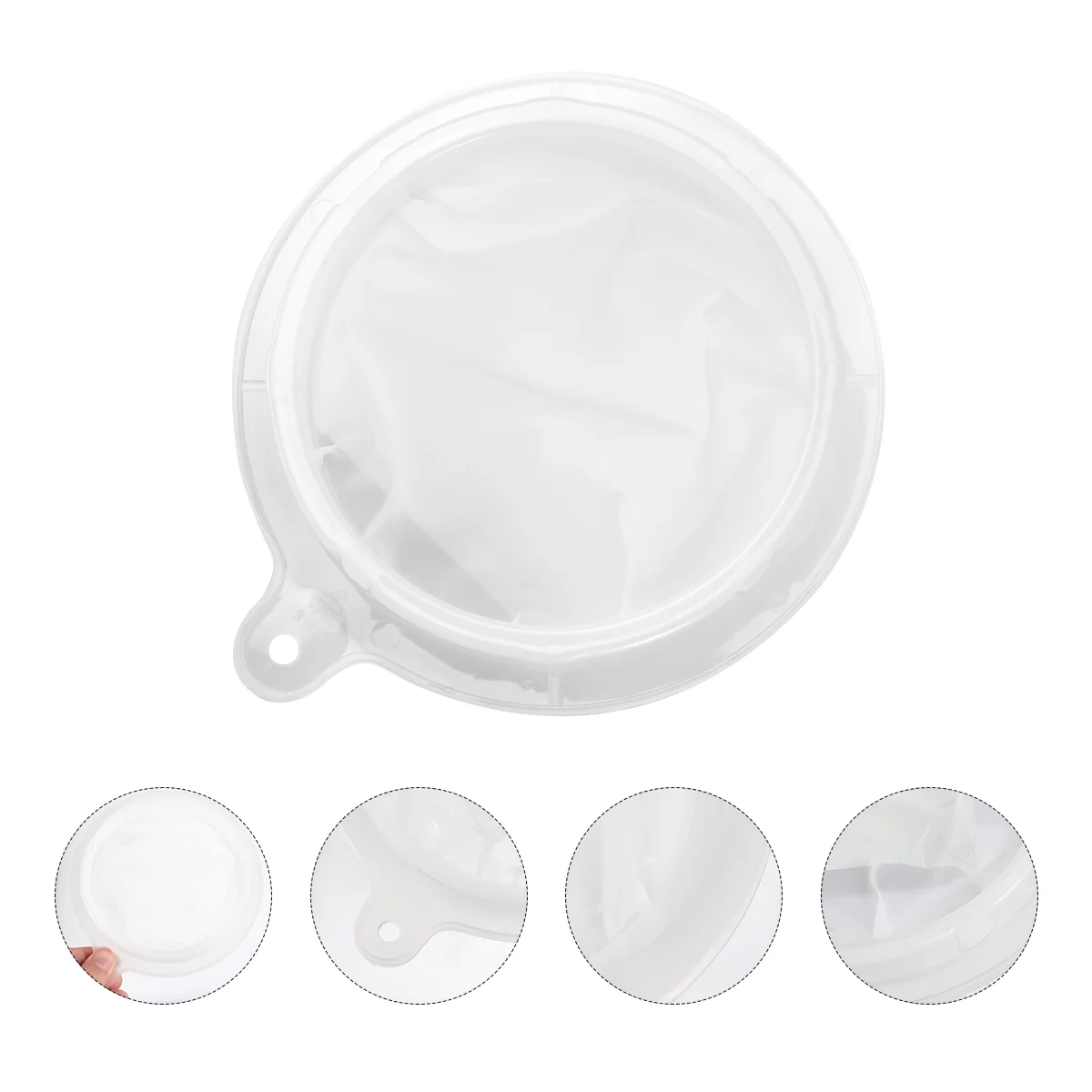 

Cone Filter Cooking Coffee Filters Mesh Funnel Shaped Colander White Food Screen