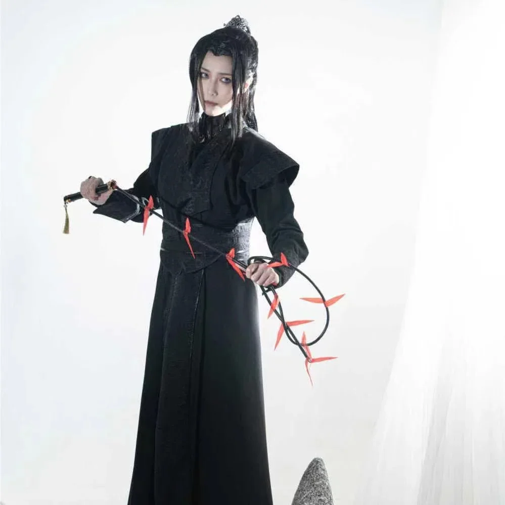 

Cosplay Costume Carnival Party Male Hanfu Niche Trendy Black Hanfu Men Vintage Gothic Sets Anime Dark Series
