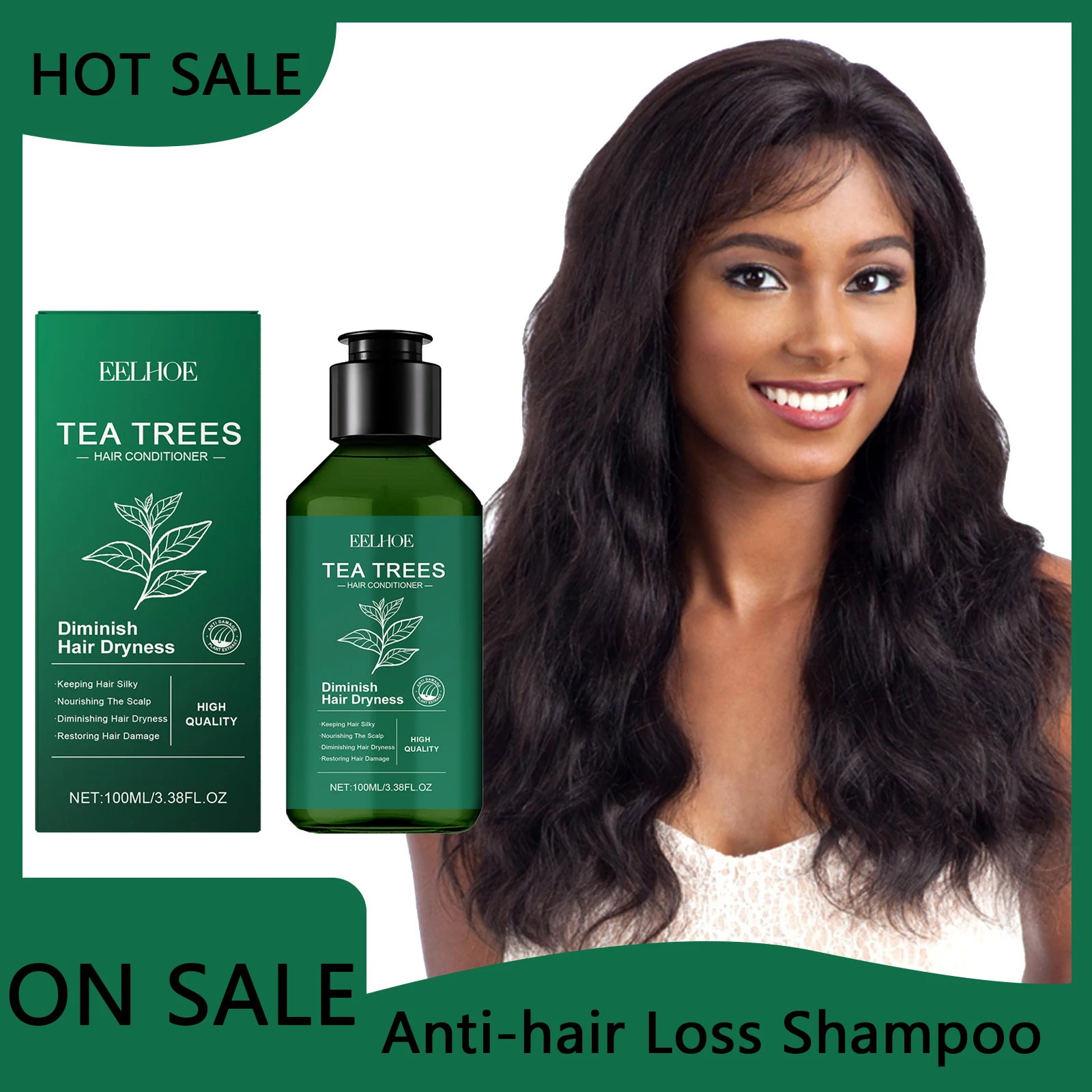 

Tea Tree Conditioner Smooth & Moisturize Nourish & Repair Dry Hair Dry Curly Hair Smooth & Shine Conditioner
