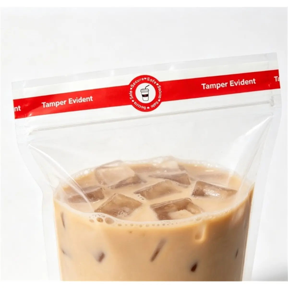Time Saving 500Pcs Safe Secure Tamper Evident Seals Stickers for Drink Lids 1x9 Inch -for Freshness Labels Drink Food Seals