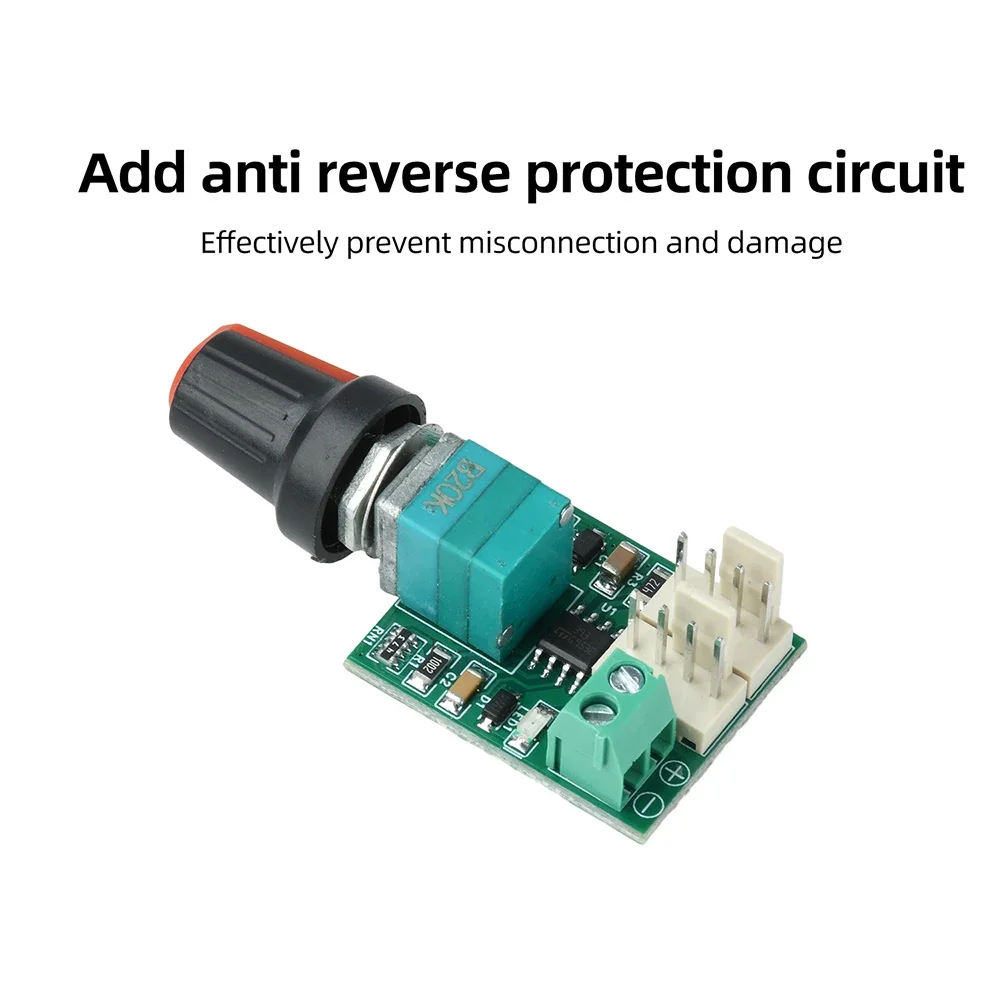 Einstellbarer Zweikanal-PWM-Lüftergeschwindigkeitsregler 4-Draht 12-24V 1,5A mit LED-Anzeige und Verpolungsschutz für Computer – Detail 7