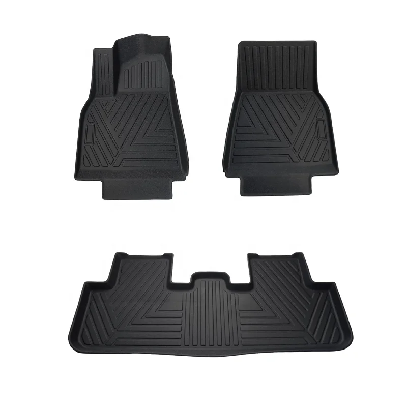 

Wholesale Factory Price All Weather Model Y and Model 3 Car Floor Mats TPE OEM Fit New Best Foot Mat for Teslam Model Y/3