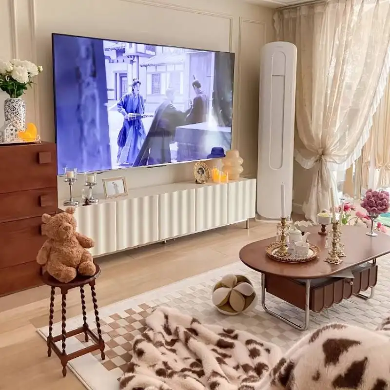 Design Corner Tv Cabinet Decoration Minimalist Nordic Accessories Tv Stand Lowboard Designer Muebles Para Hogar Furniture