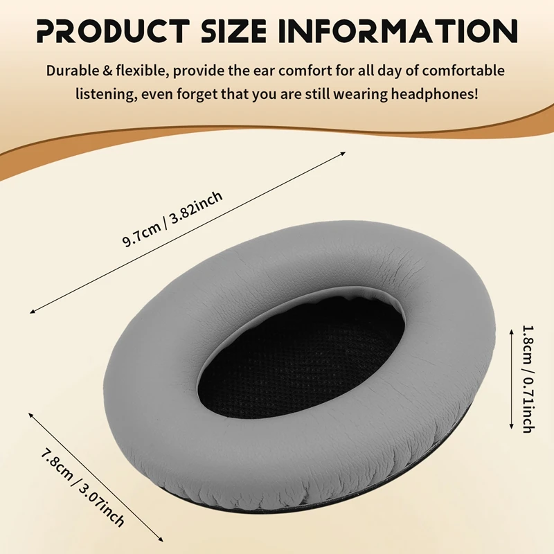 Replacement Ear Pads For Bose Quietcomfort 35, QC35, QC25, QC2, QC15, Around-Ear AE2, Ae2i, Ae2w Headphones / Ear Cushion / Ear