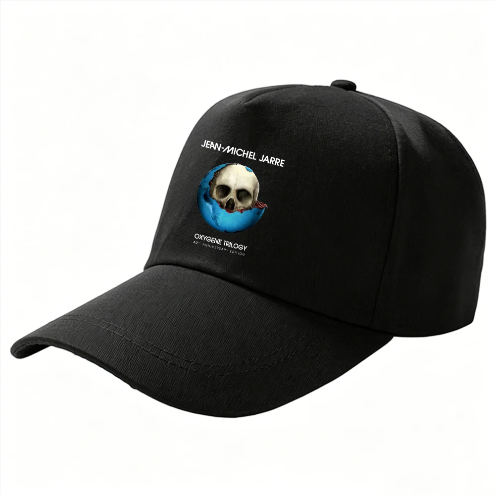 Jean Michel Jarre Oxygene Trilogy 40th Anniversary Dad Hat Retro Electronic Music Album Print Baseball Cap Unisex Fan Gift