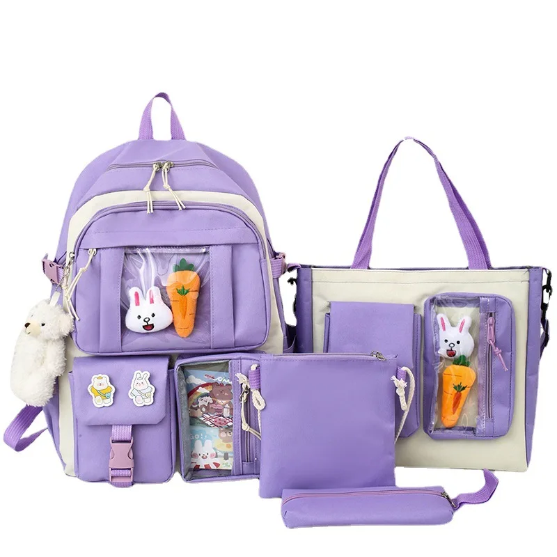 Lightweight Backpack for Elementary School Students Girls in Grades Three To Five or Six Large Capacity Backpack for Children
