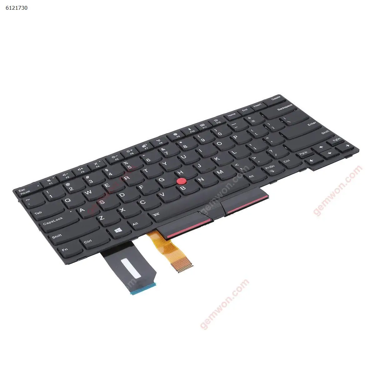 US Laptop Keyboard for Lenovo IBM ThinkPad E480 L480 T480S Black with Backlit & Point Stick