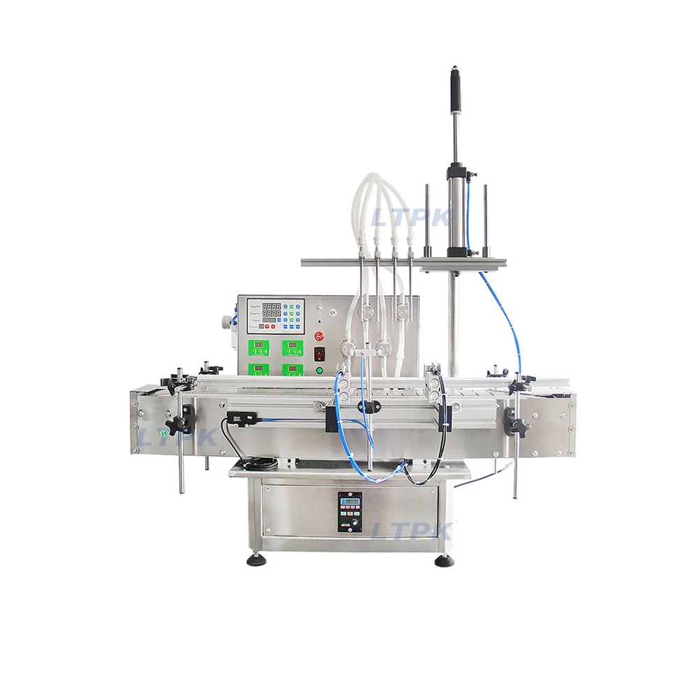 

LT-MP4H Oil Filling Machine 4 Nozzles Bottle Liquid Automatic Filling Machine