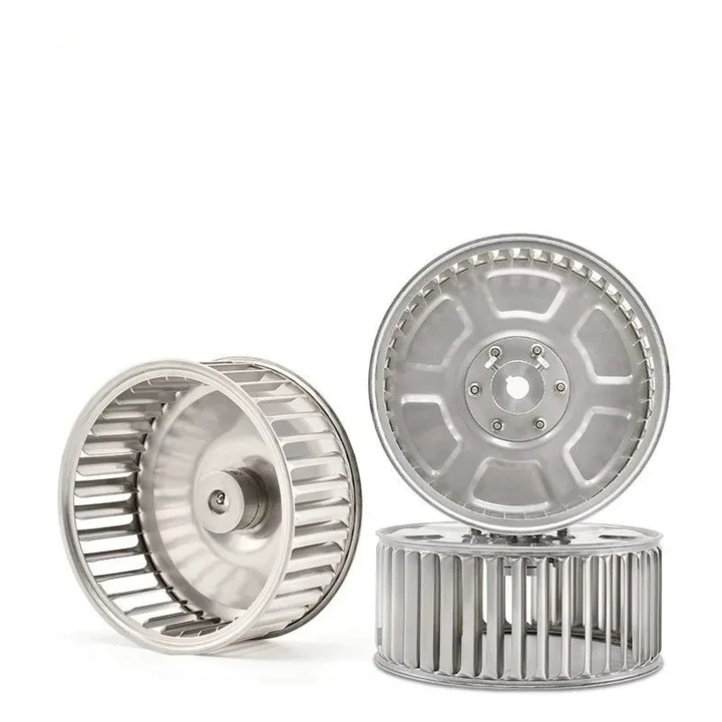 Stainless Steel Centrifugal Wind Wheel B Direction Oven Wind Impeller Long Shaft Fan Wind Impeller High Temperature Resistance