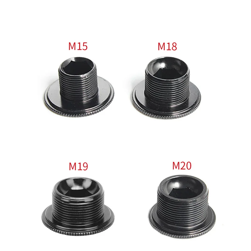 M15 M18 M19 M20 Aluminum Alloy MTB Bicycle Crank Screw Cap Road Bike Crankset Cover Caps Bolt