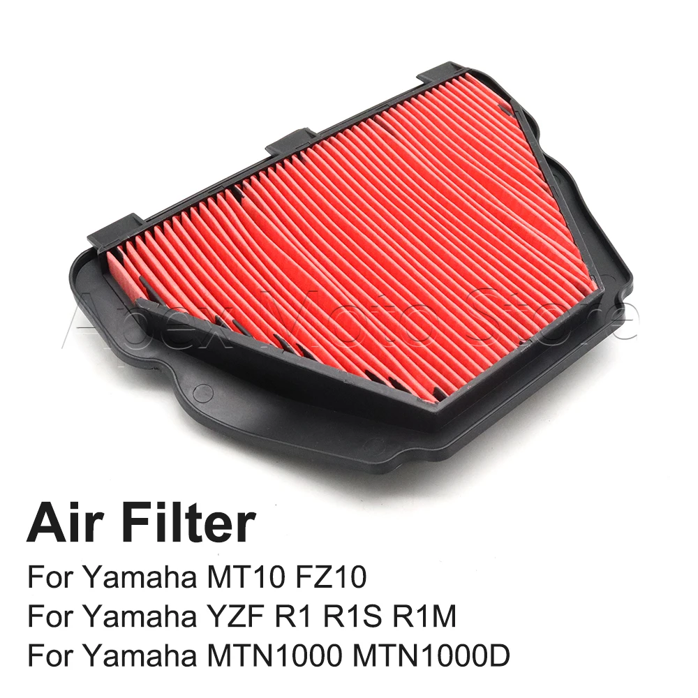 Motorcycle Accessories Air Filter Intake Cleaner For Yamaha YZF R1 R1S R1M YZF-R1 60th YZF-R1S MTN1000 MT10 FZ10 SP 2015-2025