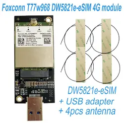 Módulo 4G para ordenador portátil, dispositivo para Dell 5420, 5424, 7424, 7400, 7210, T77W968, DW5821e, e-sim, eSIM X20, LTE, Cat16, FDD-LTE de 1Gbps, TDD-LTE