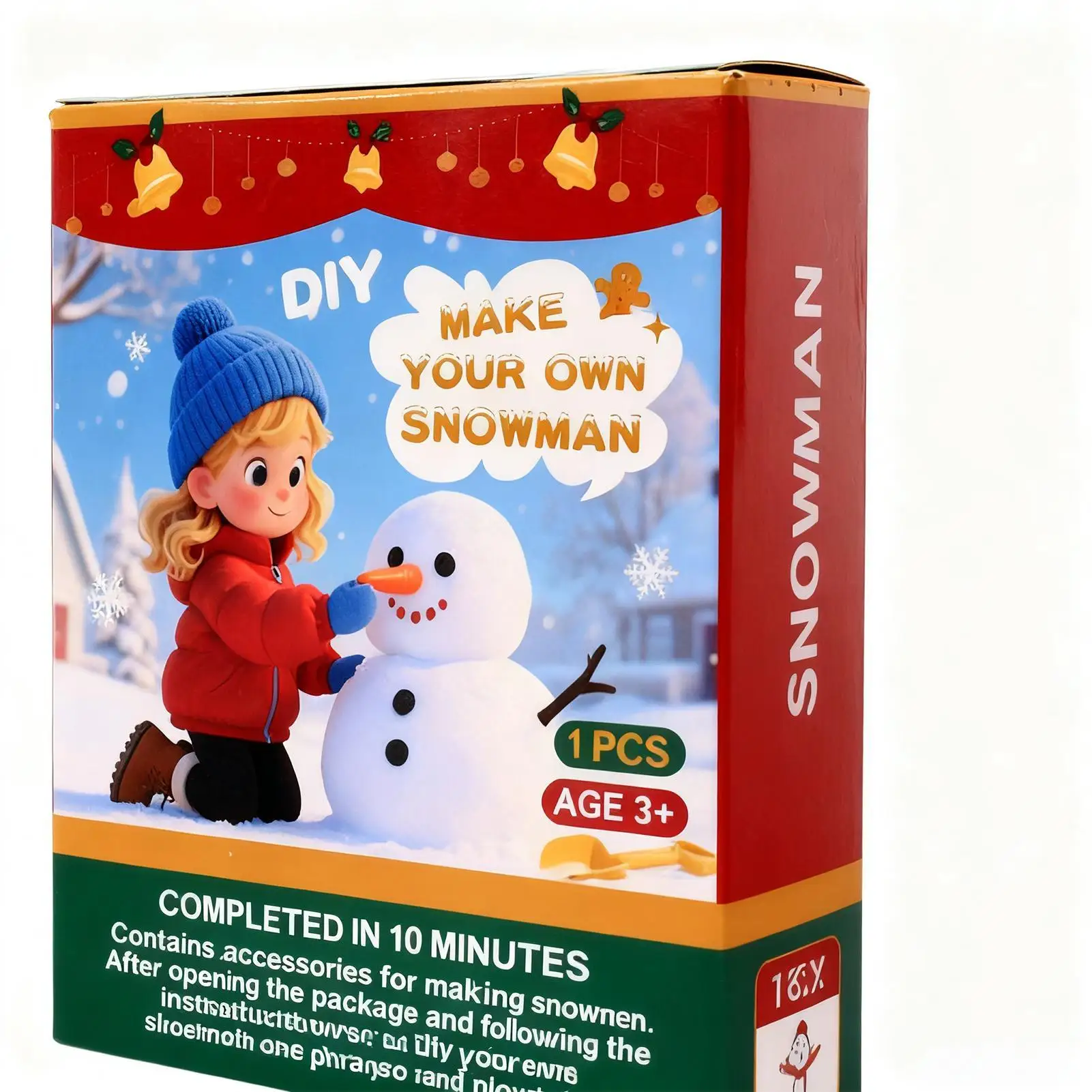 Christmas Snowman Craft Set Stocking Stuffers Funny Handmade Build Snowman Kit Christmas Crafts For Kids Teens Boys Girls Family