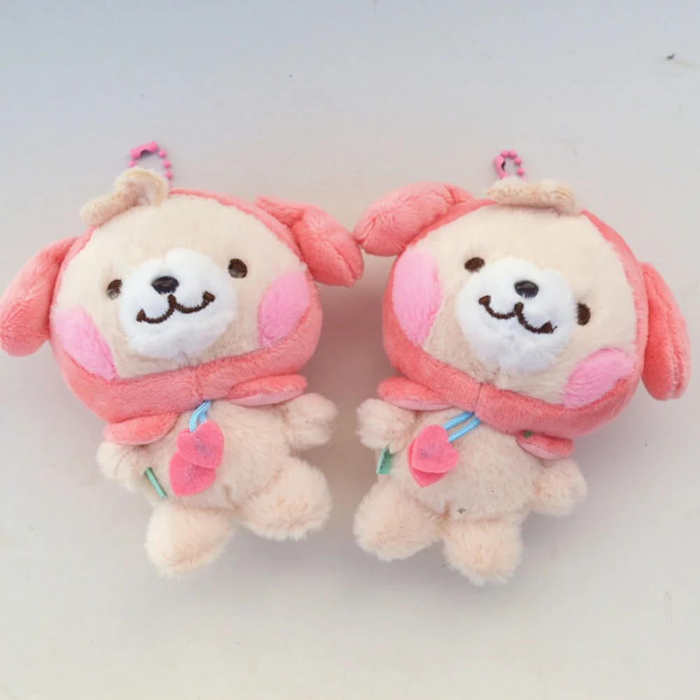 K-pop Cute Plush Bear Duck Keychain BAEKHYUN Xiumin Kai Sehun Soft Stuffed Toy Pendant Keyring for Backpack