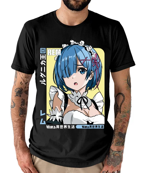 T-Shirt UNISEX RE ZERO REM SORPRENDIDA