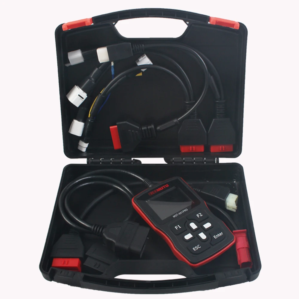 Motorcycle Diagnostic Scanner MST-601 Pro Scanner Code Reader Support All OBD2 Protocols Cars, Motorcycles and ATV