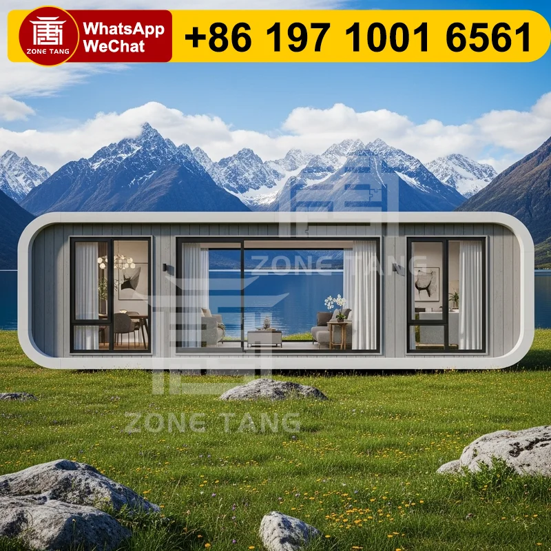 

Capsule Housing Apple Capsule House Cabin Modular Homes Mobile Office Glass House Luxury Prefabricated House Space Capsule Homes