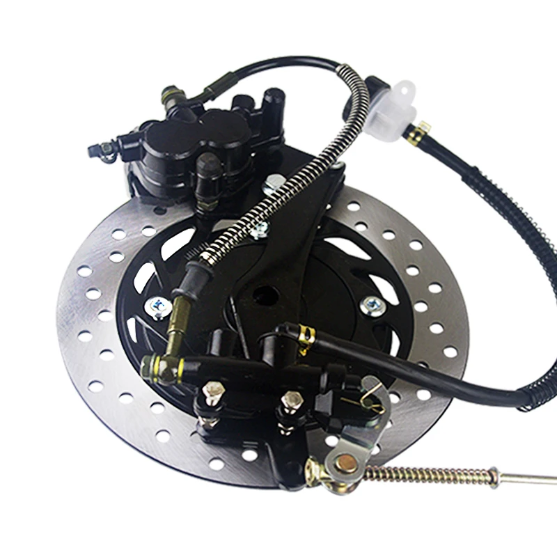 Straddle motorcycle drum brake modified rear disc brake kit, brake disc caliper accessories universal assembly