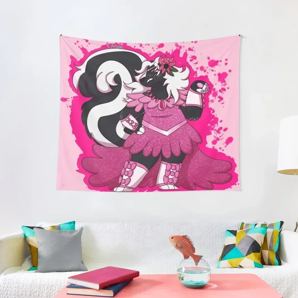 Skunk Lady Tapestry Carpet Wall Home Decoration Tapestry