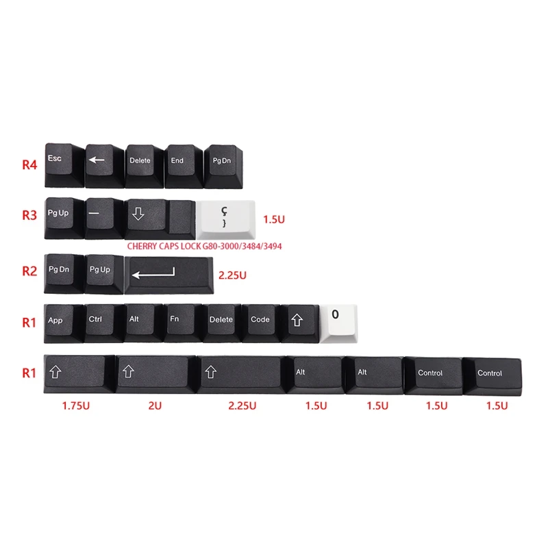 Imagem -02 - Pbt Keycap para Cherry mx Switches es Profile Keycap Dye Subb Gk61 64 96 108 Espanha Layout Iso 136