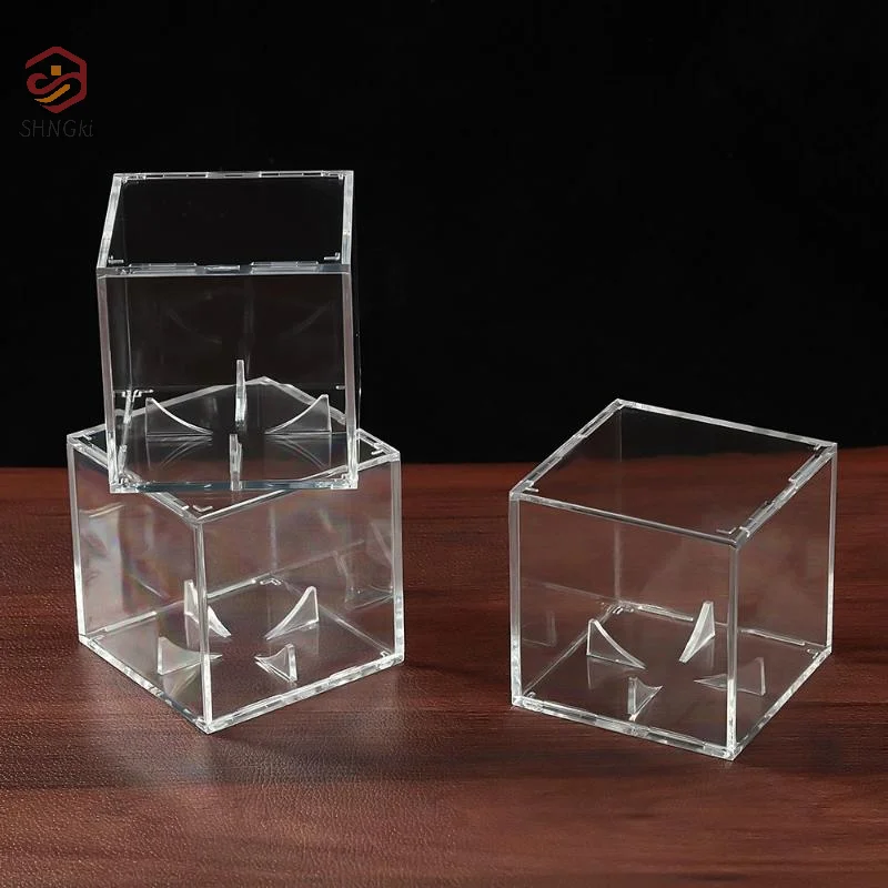 80mm Acrylic Baseball Display Box Waterproof Dustproof Golf Ball Storage Holder Lightweight Sport Souvenir Collectible Protecto