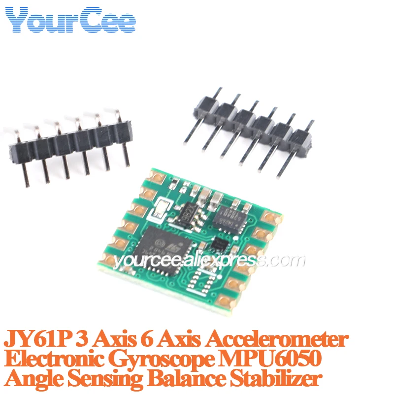JY60 JY61P JY62 three-axis six-axis accelerometer electronic gyroscope mpu6050 Sensor module angle sensing balance stabilizer