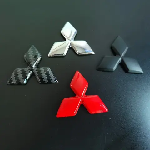 मित्सुबिशी ASX रैलियार्ट लांसर कॉर्डिया पजेरो आउटलैंडर एक्लिप्स L200 EVO के लिए ABS कार स्टीयरिंग व्हील सेंटर स्टिकर प्रतीक बैज 10 best sales ईवो डिकल्स - №7