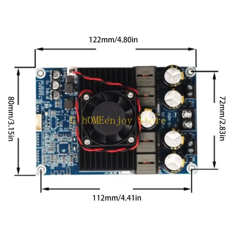 B0KF 2x300W TPA3255 Chip المتوافقة مع لوحة مكبرات الصوت للأنظمة الصوتية المنزلية