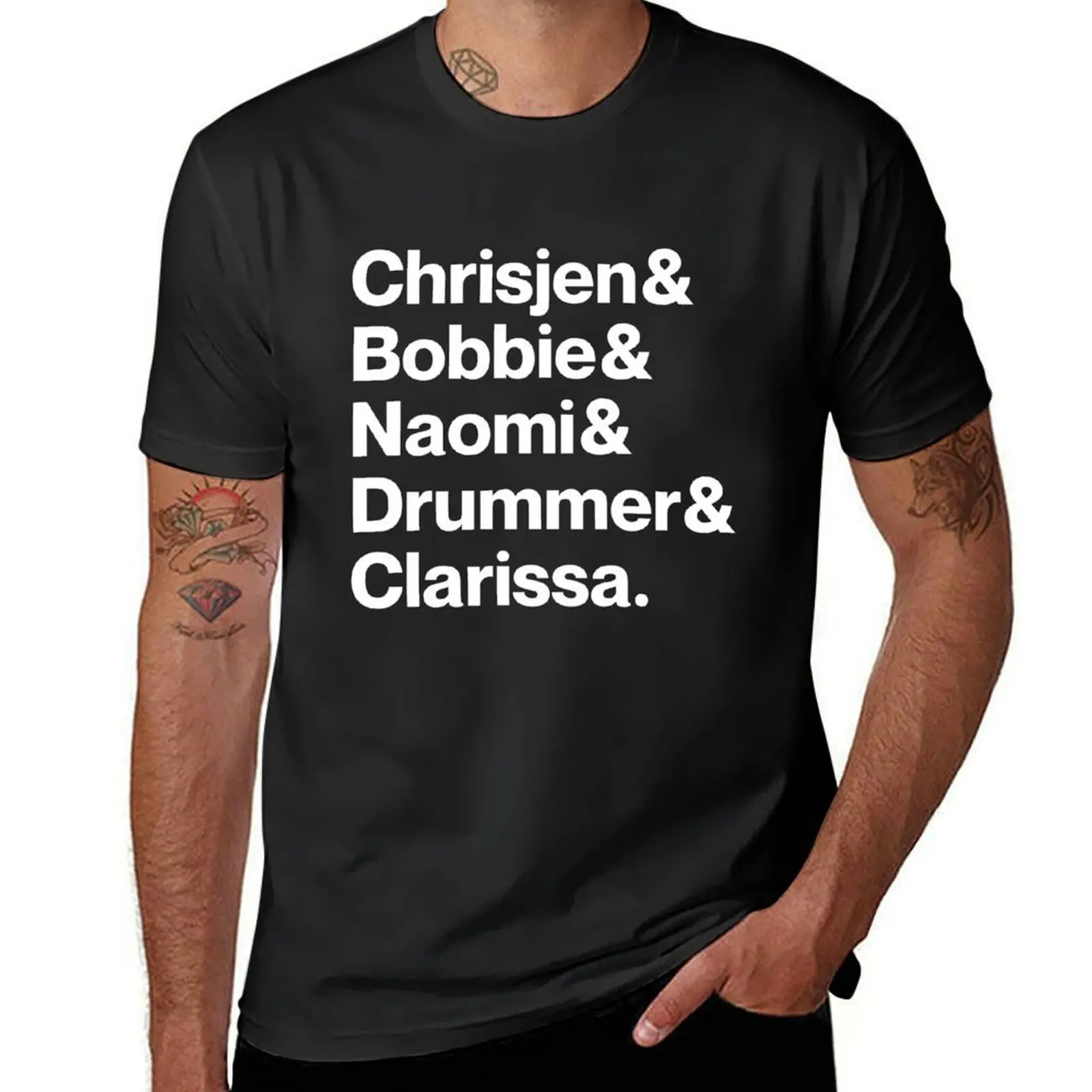 Chrisjen & Bobbie & Naomi & Drummer Clarissa | Ladies of The Expanse T-Shirt anime boys whites men clothes