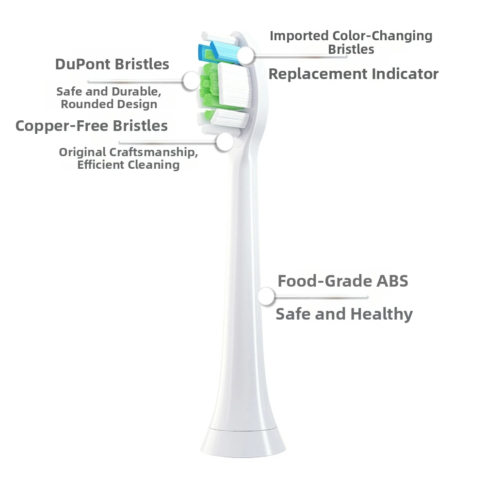 4 Pcs/Pack Replacement Toothbrush Heads For Philips Sonicare Diamond Clean HX9362/9332/9312