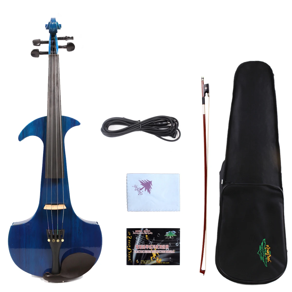 

left hand New 4 string 16 inch Electric Viola Powerful Sound jack #4 mp3