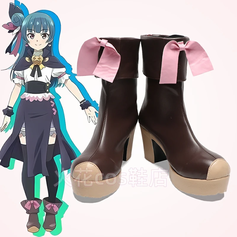 YOHANE THE PARHELION Cosplay Shoes Lovelive Sunshine Boots Halloween Christmas Costumes Accessories Footwear Adult