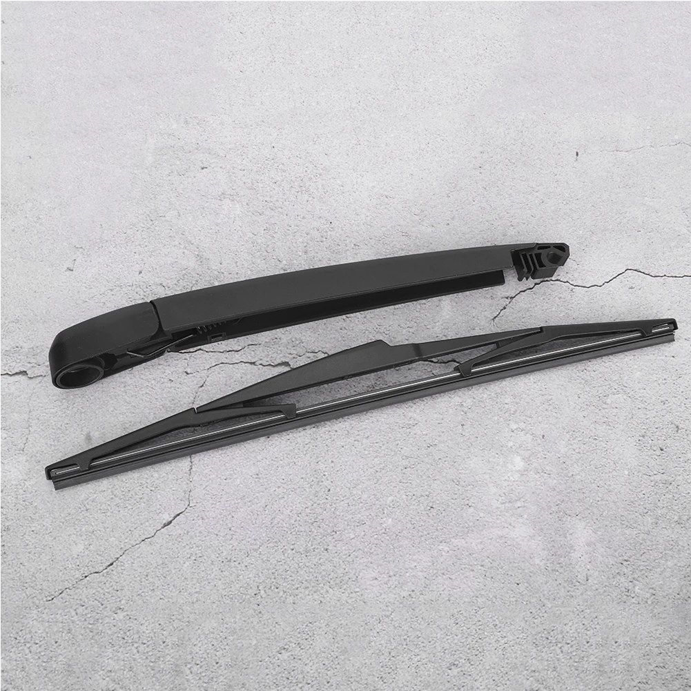Car Accessory Car Rear Wiper Car Windscreen Rear Wiper Arm with Blade Set Replacement Black Fit for   Rear Wiper Arm
