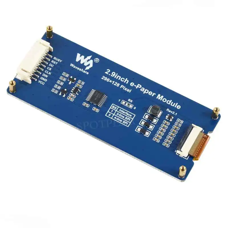 Raspberry Pi 2.9 inch e-Paper link (G) RYBW 296x128 SPI Interface For Arduino / Jetson / STM32 /ESP32