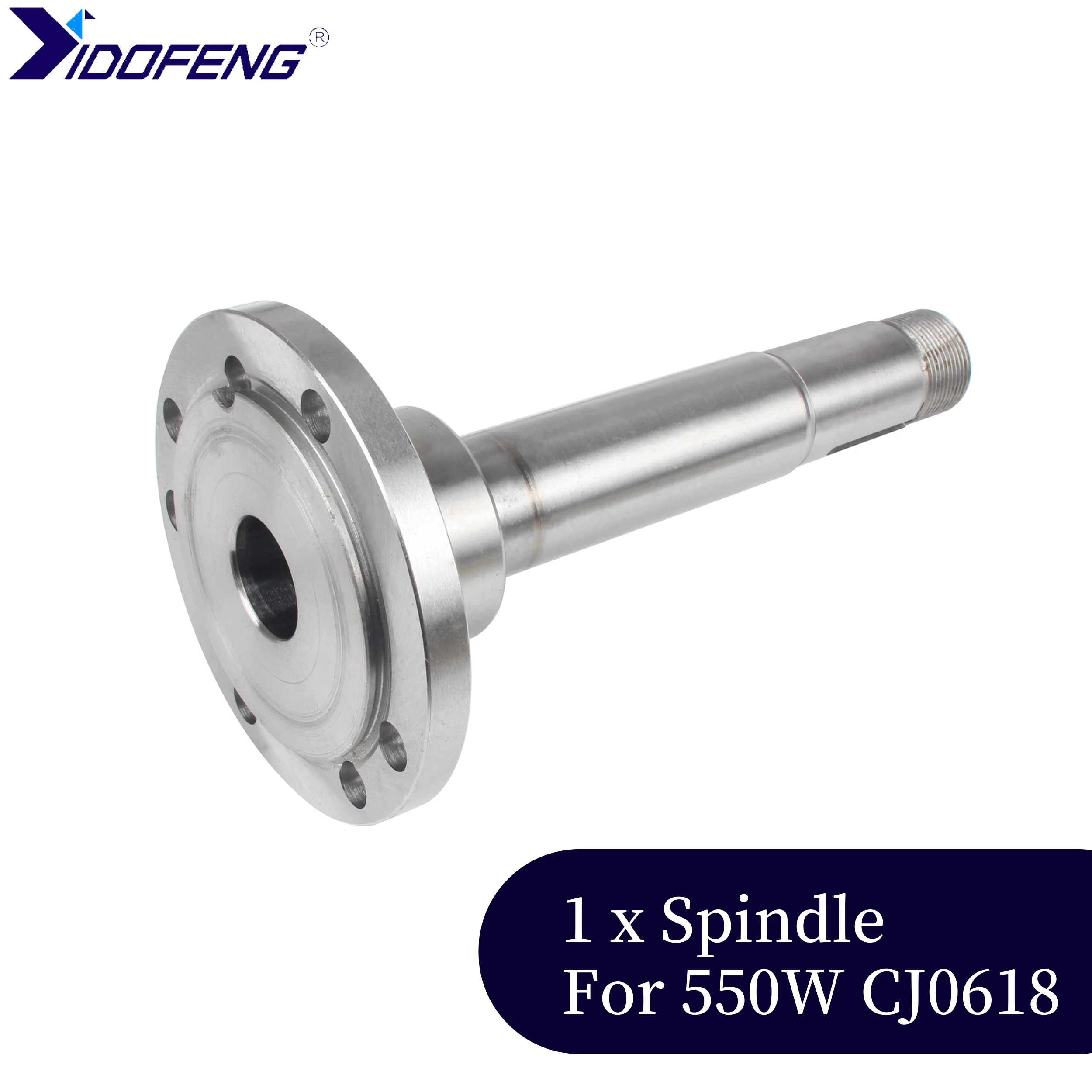 1 pc Spindle Main Shaft For 550W CJ0618 Mini Lathe Machine Accessories CNC Machine Tool Part