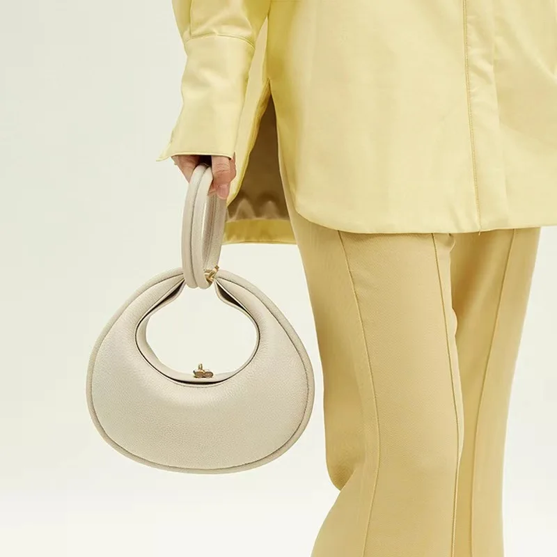 Bolsos cruzados de un solo hombro para mujer, media luna, a la moda, portátiles, de viaje, estilo euroamericano, 2024