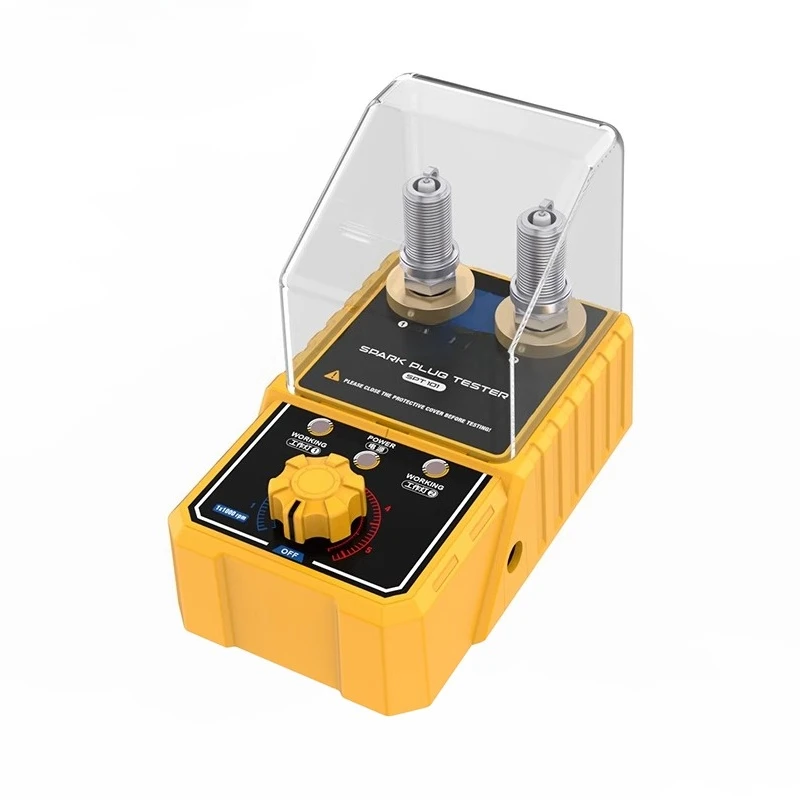 

Motorcycle car spark plug detector 12V double hole fire nozzle high pressure ignition test tester