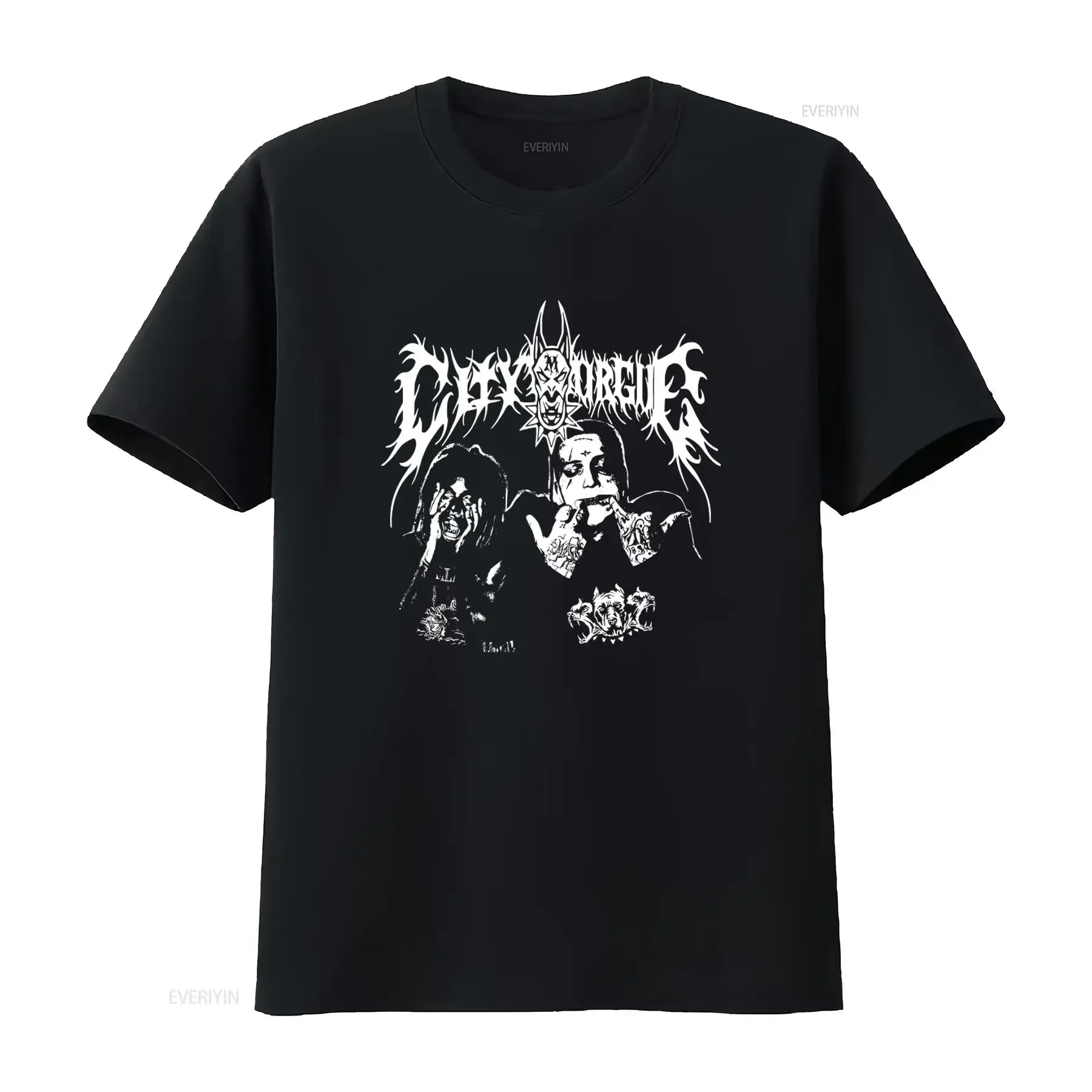 Limited Edition Zillakami City Morgue Black Metal T Shirt Streetwear Fashion vintage Washed Top For Everyday Wear Casual Unisex