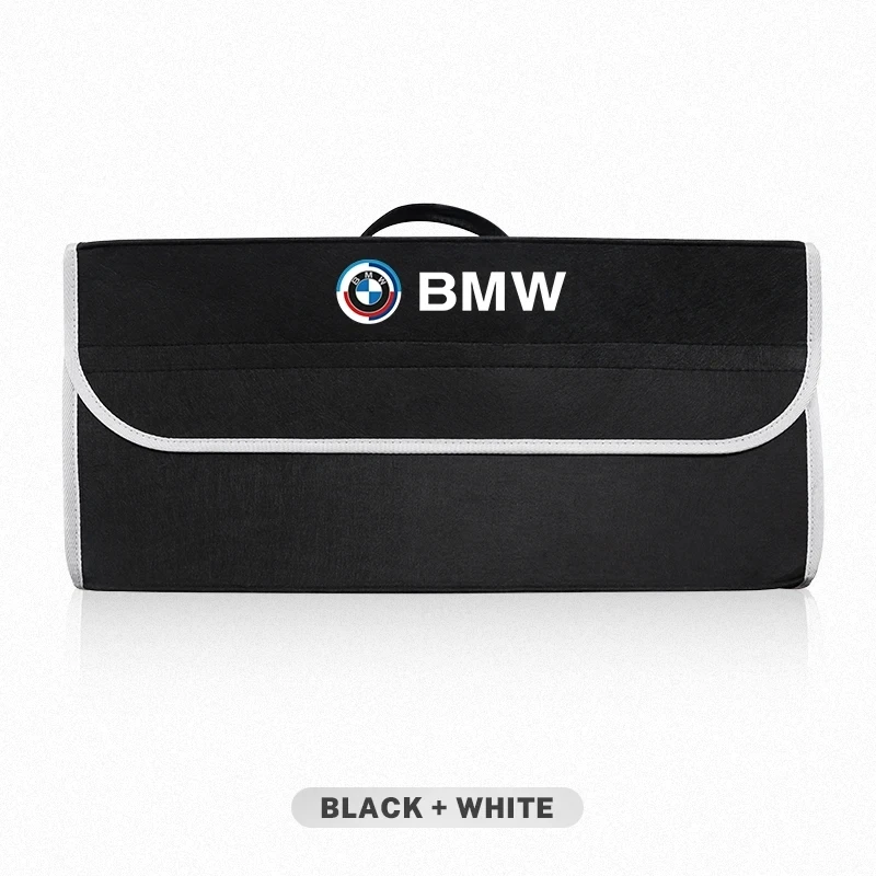 1PCS Car Trunk Storage Bag Organizer Sundries Stowing Tidying Box For BMW M3 M4 M5 G42 G30 G20 E39 E36 E87 E53 F44 F07 F34 G15