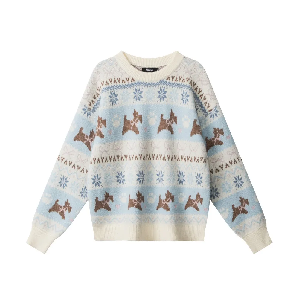 

Retro Vintage Kawaii Cute Cartoon Vintage Sweaters Designer Knitted Winter Clothes Pullovers Tops for Women Girls Oversized