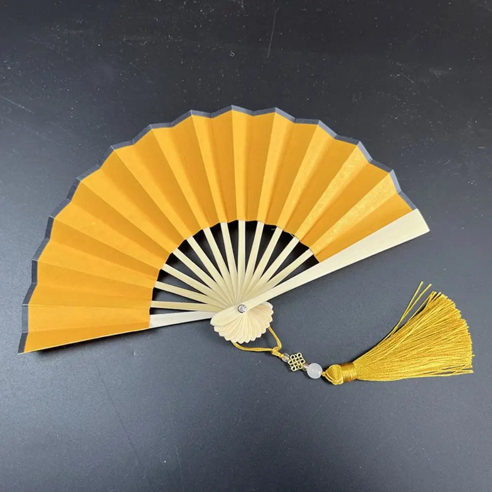Summer Fan Accessories 4 Inch Folding Fan Mini Portable Hanfu Fan Colorful Gilded Rice Paper Paper Fans Children