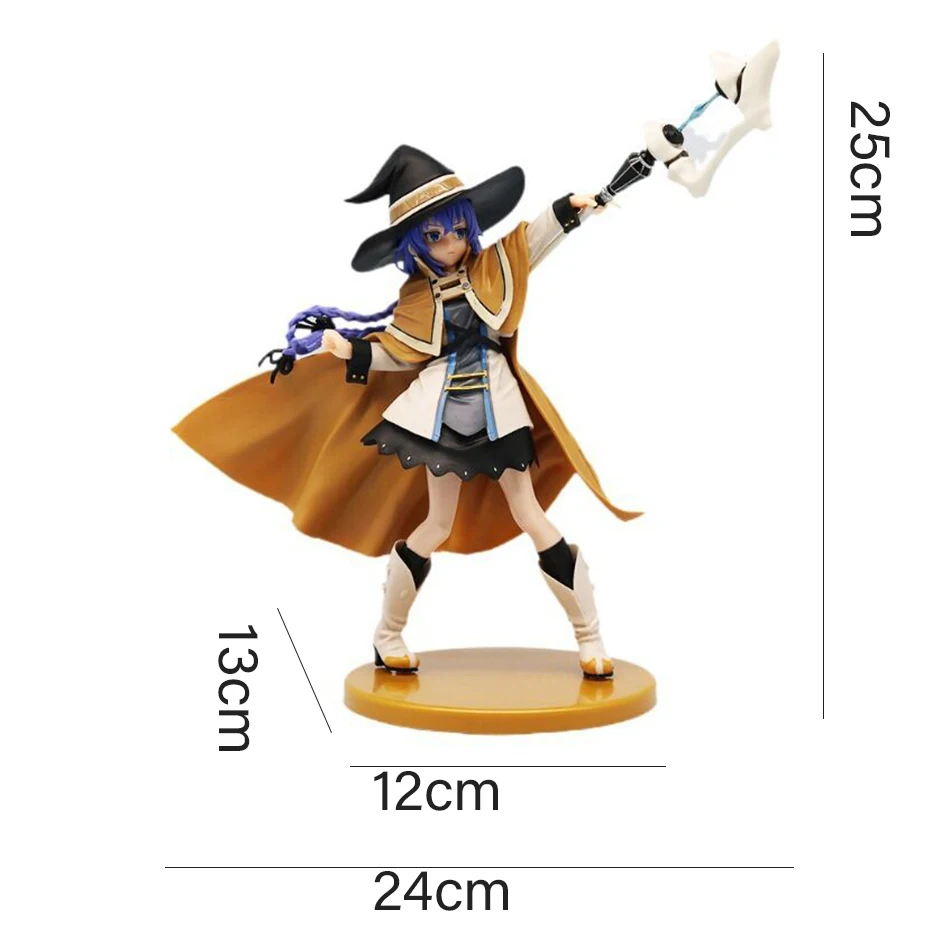 PVC Magician Anime Action Figure Brinquedos, Tensei: reencarnação sem emprego, Roxy, Migudia, Mushoku, coleção Adulto, boneca modelo, 25cm