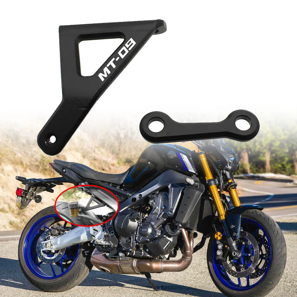 

Fit For Yamaha MT-09 MT09 2024 2025 Motorcycle CNC Accessories Pedal Racing Hook Rear Footrest Passenger Foot Peg Blanking Plate