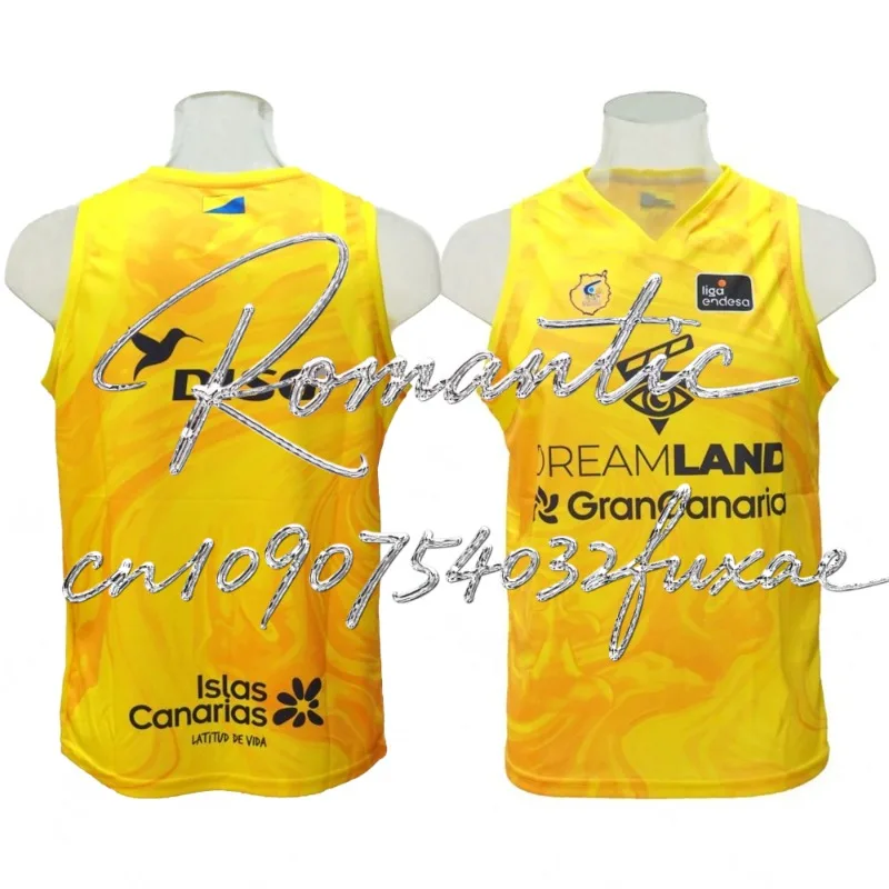 

24/25 Spain Basketball Training Jerseys Sports Jerseys Must-have Jerseys For Fans Gran Canaria 3D Printed Sports Vest Jerseys