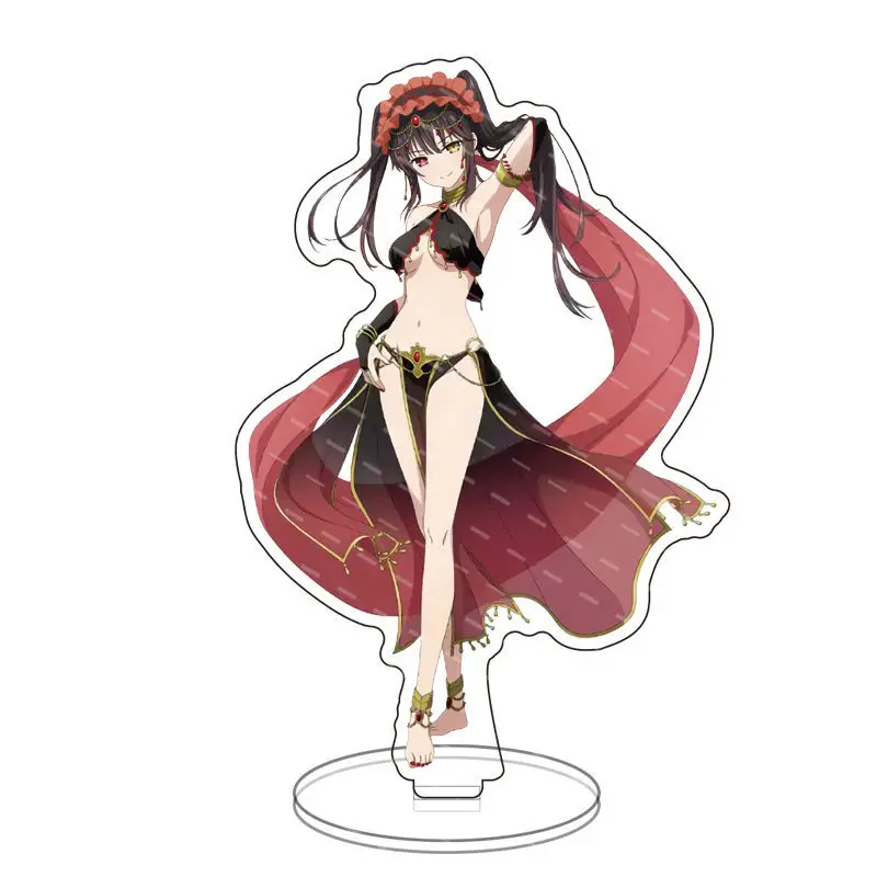 Anime DATE A LIVE V Acrylic Stand Figure Tohka Yatogami/Kurumi Tokisaki/Origami Tobiichi Stand Plate Cosplay Prop Decor Gifts