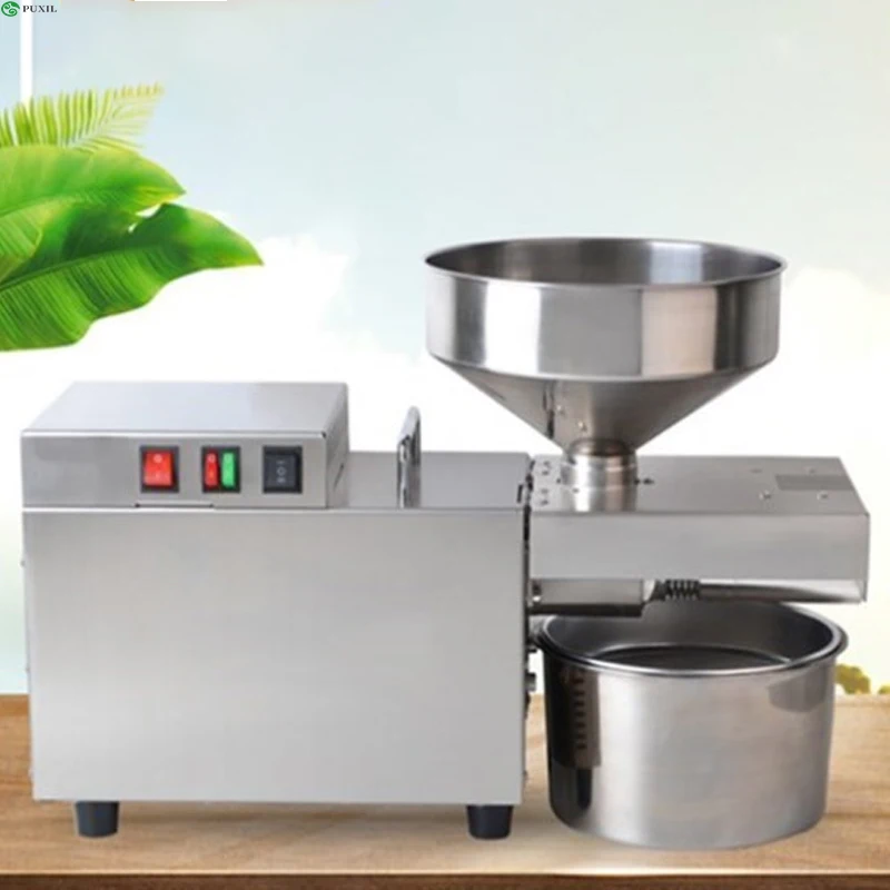 

Stainless steel cold press oil machine small business oil press machine flax seed sunflower seeds sesame oil extractor 220V/110V