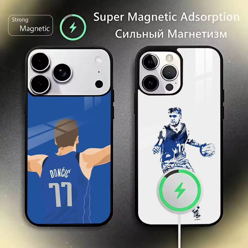 

77 Luka D-Doncic Phone Case For iPhone 11,12,13,14,15,16,17Plus,Pro,Max for Wireless Charging