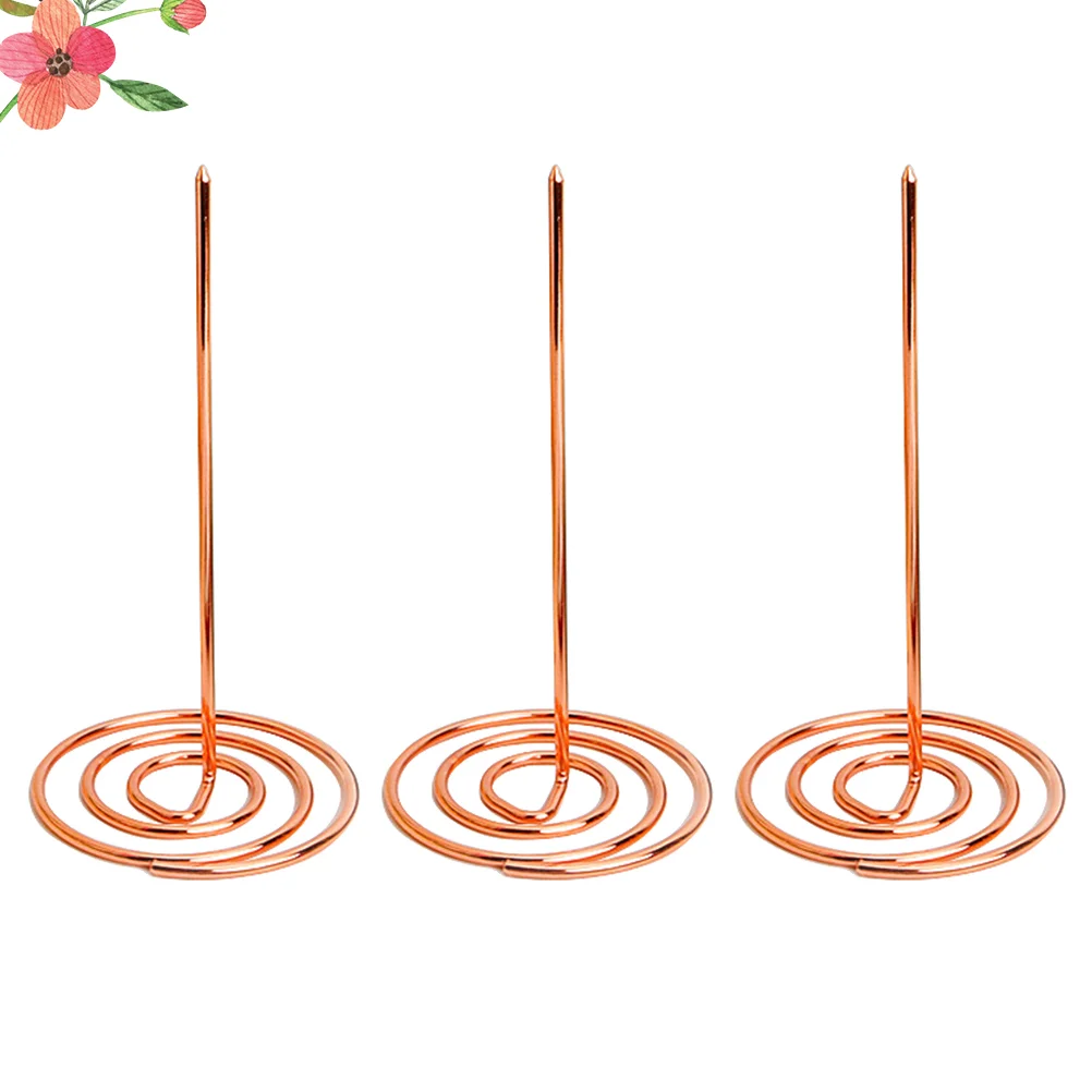 

3 Pcs Kitchen Utensils Restaurant Ticket Holder Strip Receipt Spike Menu Summons Fork