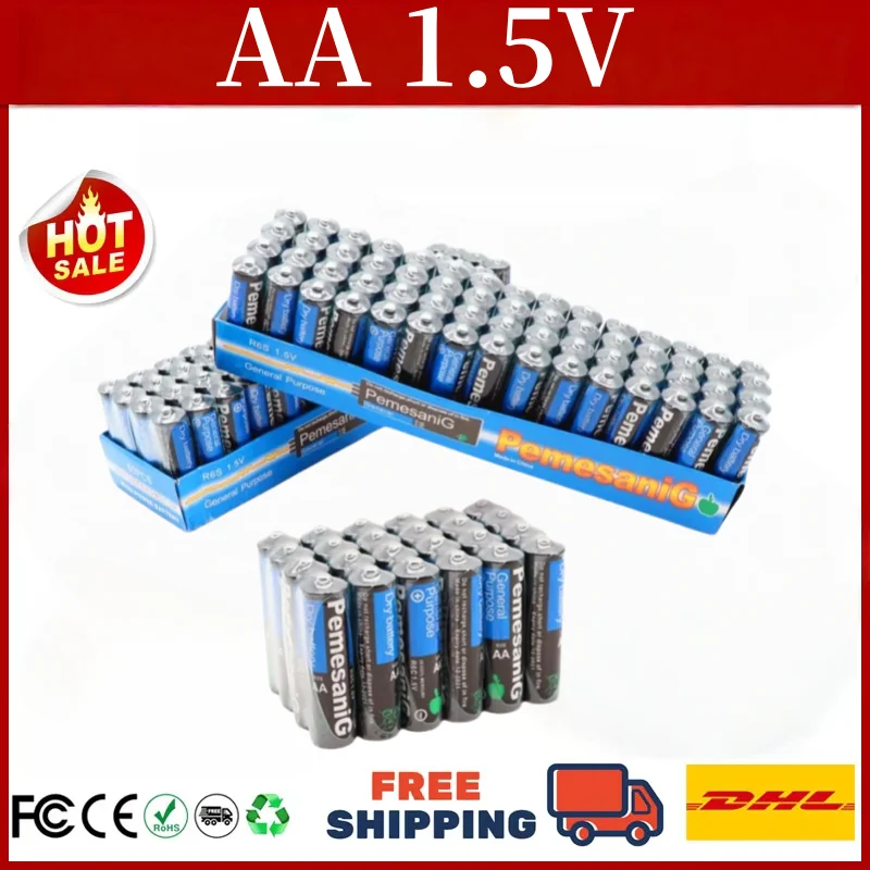 

20PCS 1.5V AA Disposable Alkaline Dry Battery High Capacity Dry Cell Battery for Led Light Toy Calculator Electronic Scale MP3.
